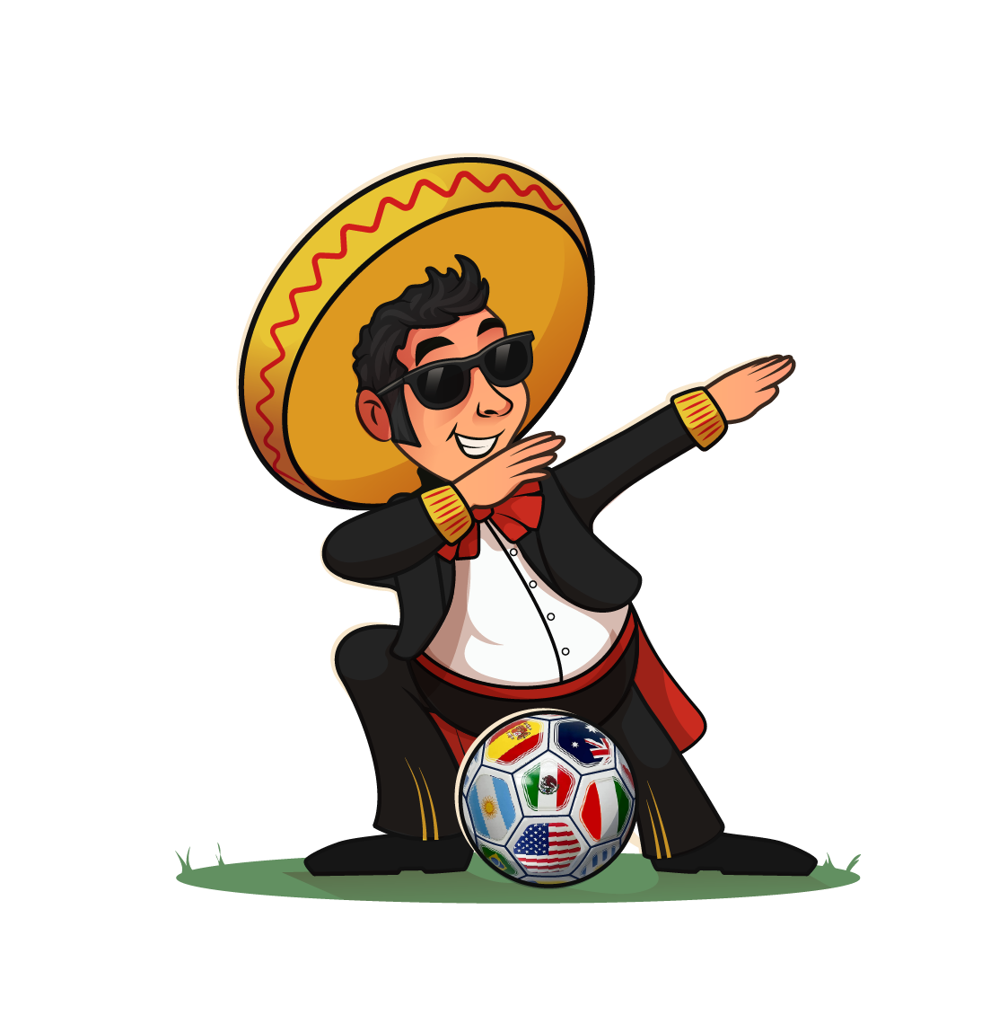 Panchito Celebrating