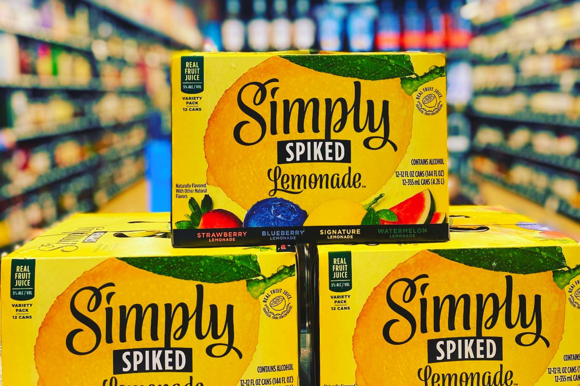 Simply Spiked Lemonade