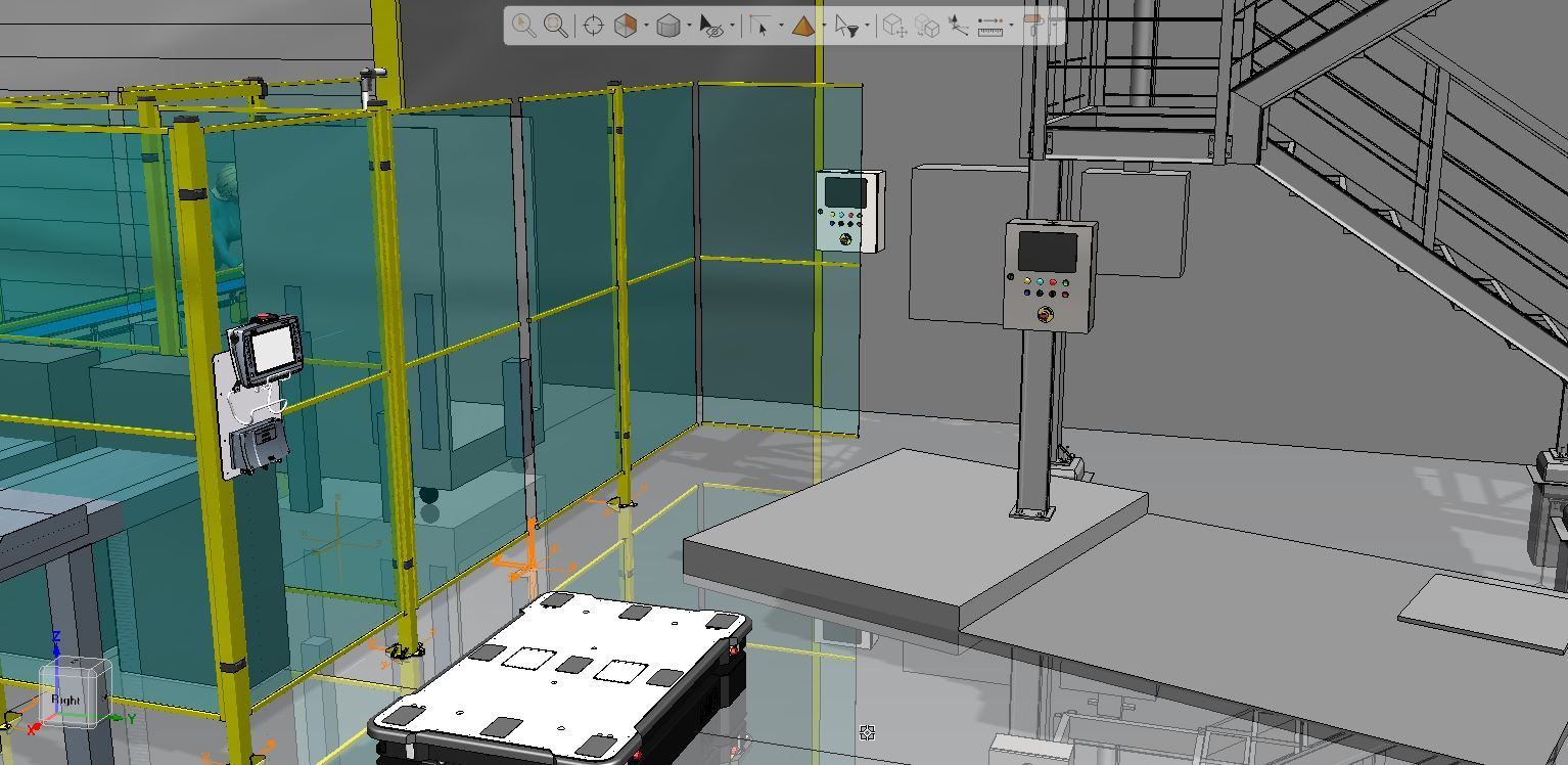 AGV + AMR + 3D Simulation