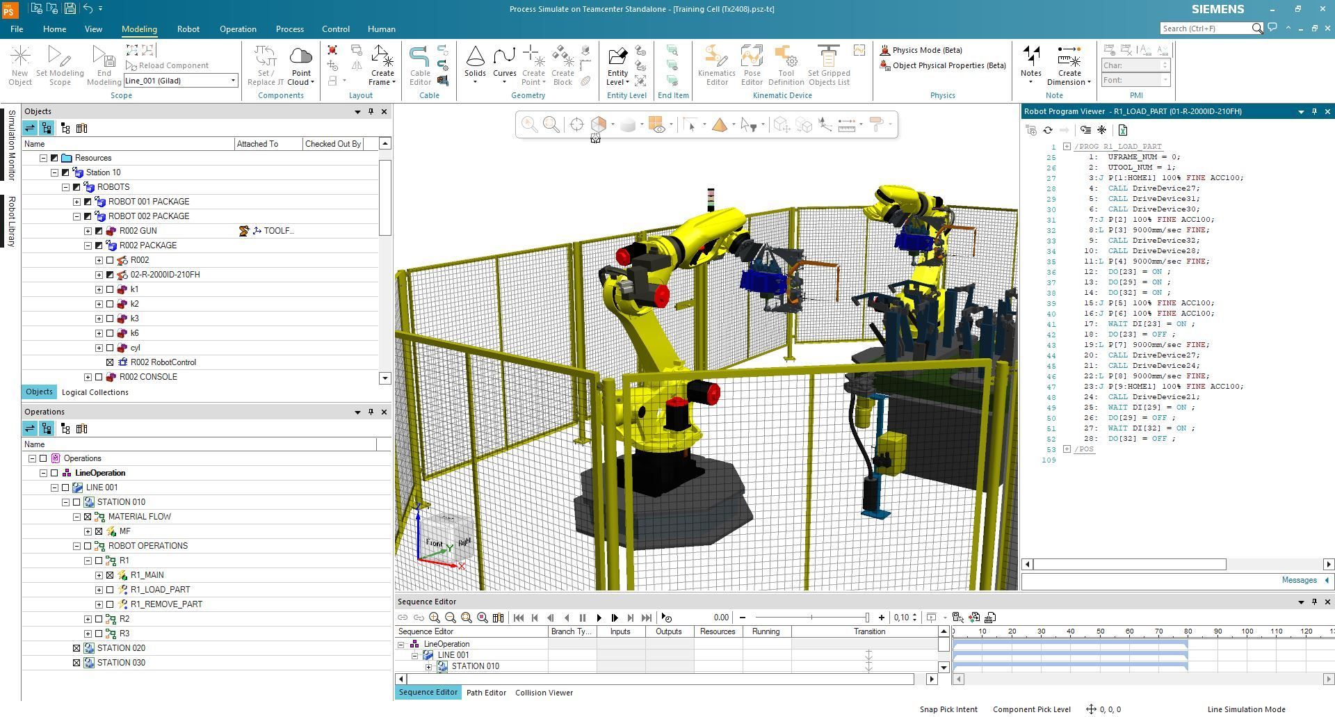 Process Simulate on Teamcenter functions