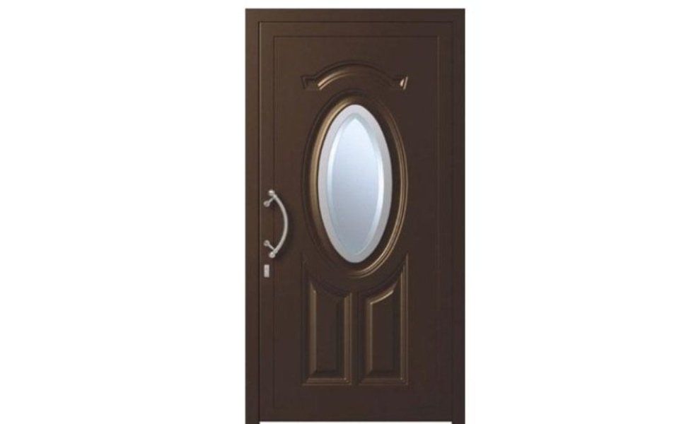 Portoncino blindato con vetro