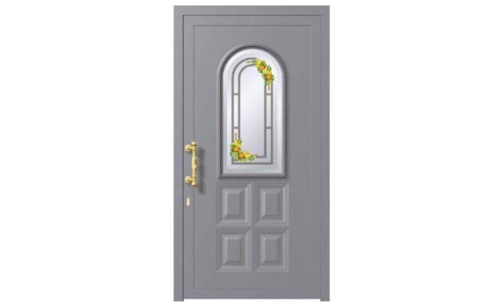 Portoncino blindato grigio