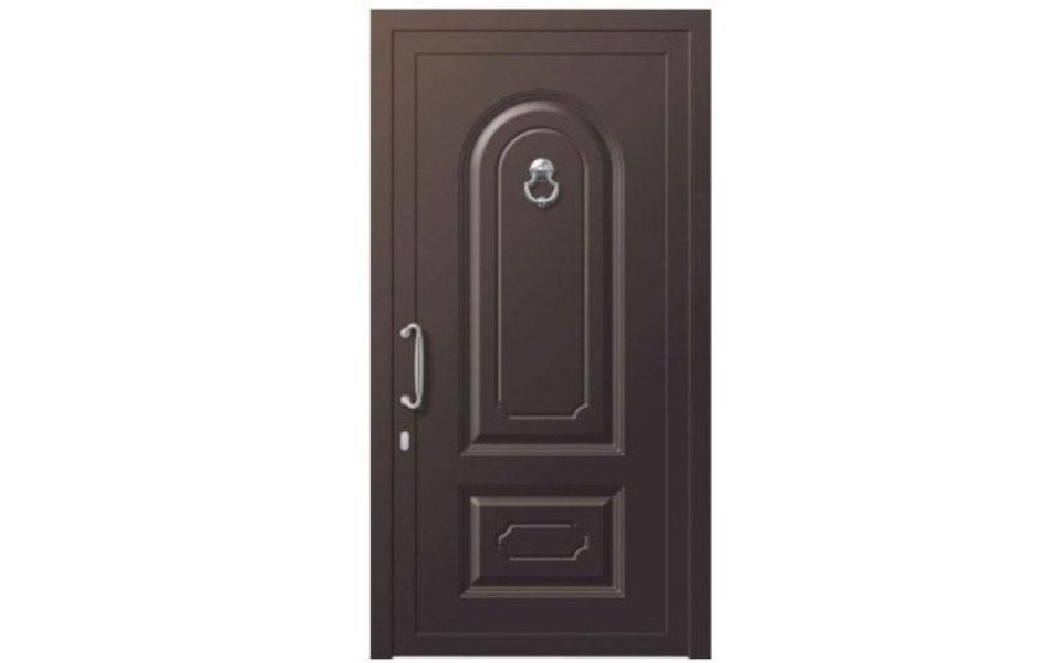 Portoncino in legno scuro blindato