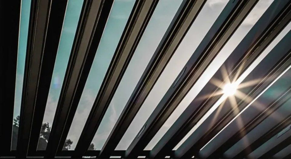 Dettaglio pergola bioclimatica