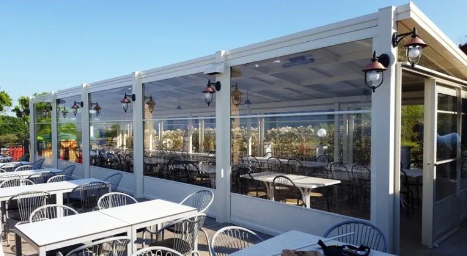 Tenda per chiusura gazebo