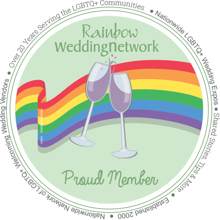 A proud member of the rainbow wedding network