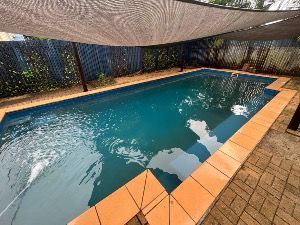 During Green Pool Recovery — Sun City Pools In Hyde Park, QLD