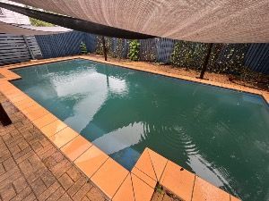 During Green Pool Recovery — Sun City Pools In Hyde Park, QLD