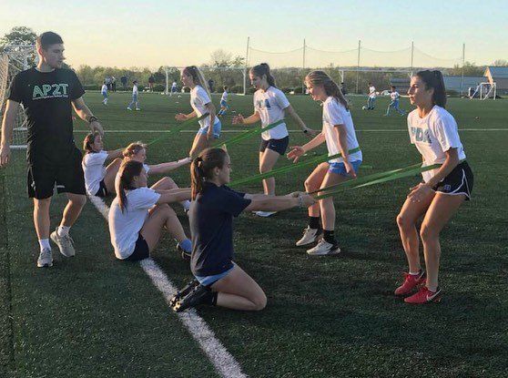 Girl Athletes Outdoor Activity — Metuchen, NJ — Advanced Physical & Technical Training