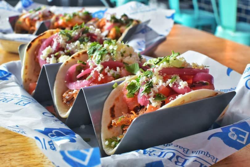 El Bufalo Taco Platter