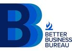 blue and navy Better Business Bureau logo