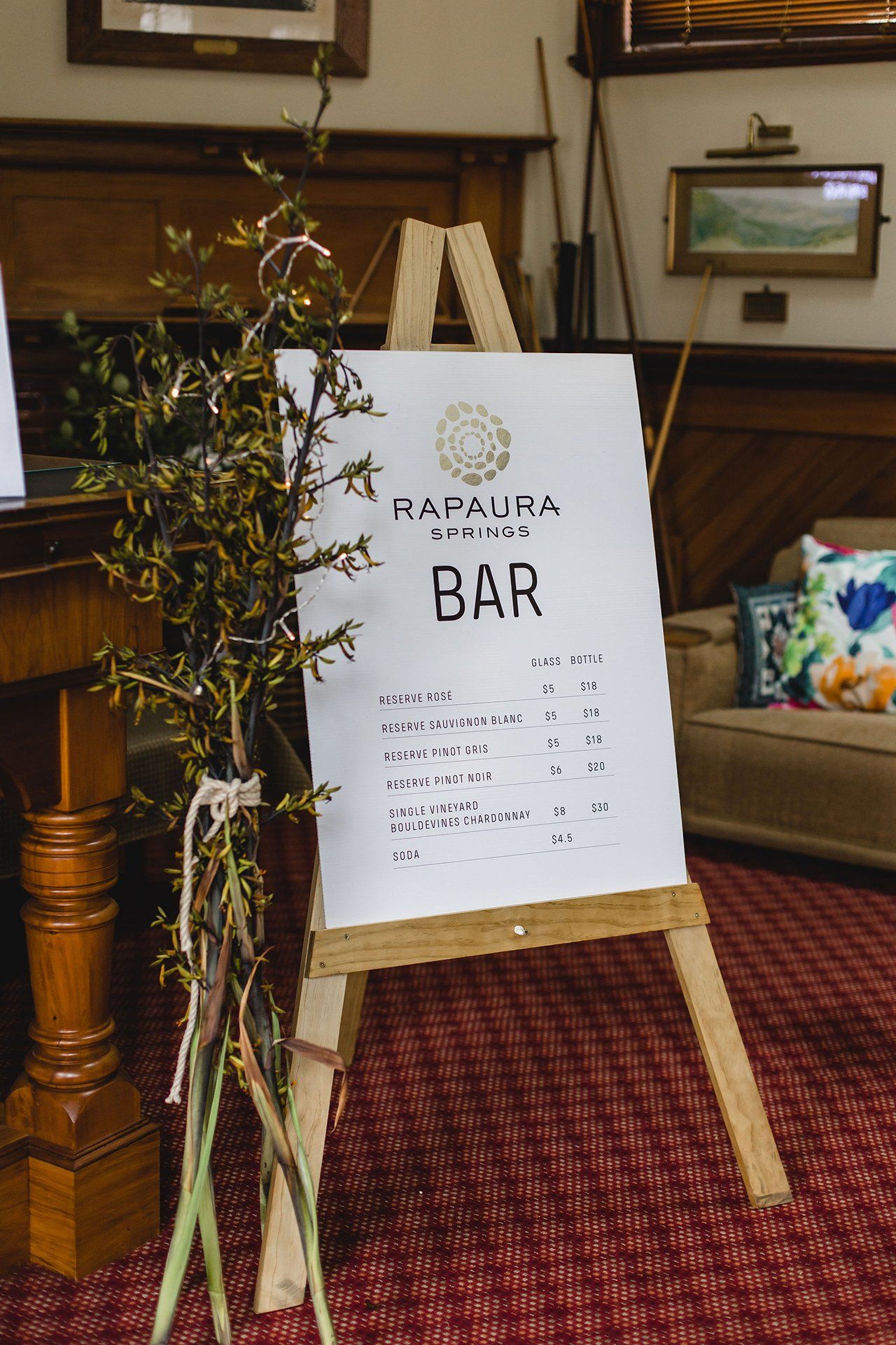 Rapaura Springs Bar for Bloom in the Boom 2020