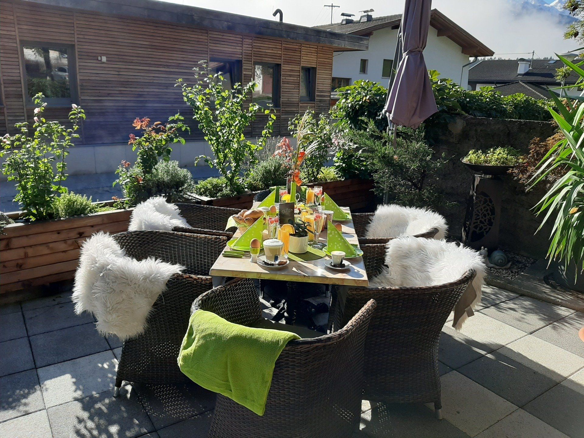 Café Stressless Außenbereich