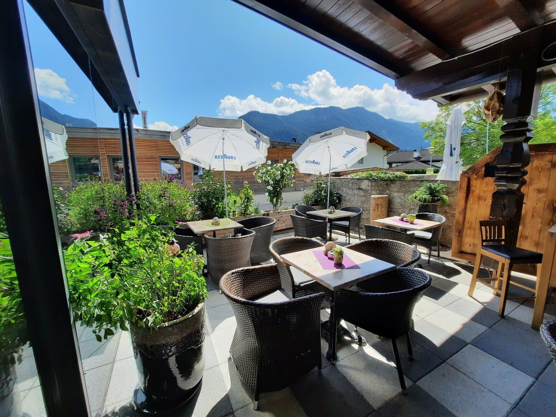 Café Stressless Außenbereich