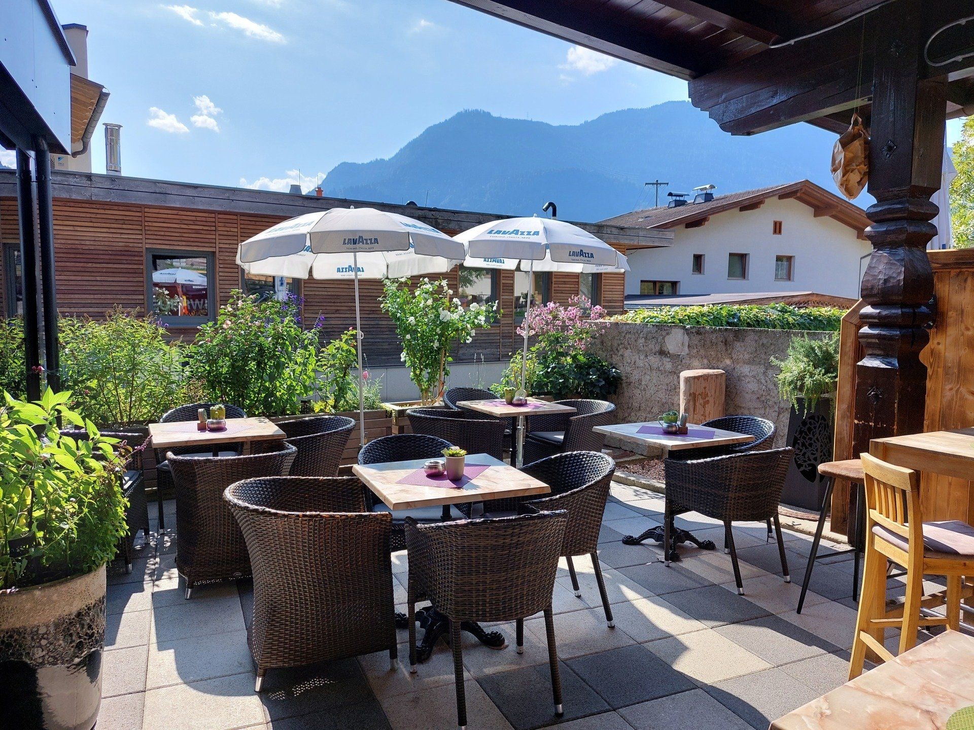 Café Stressless Außenbereich