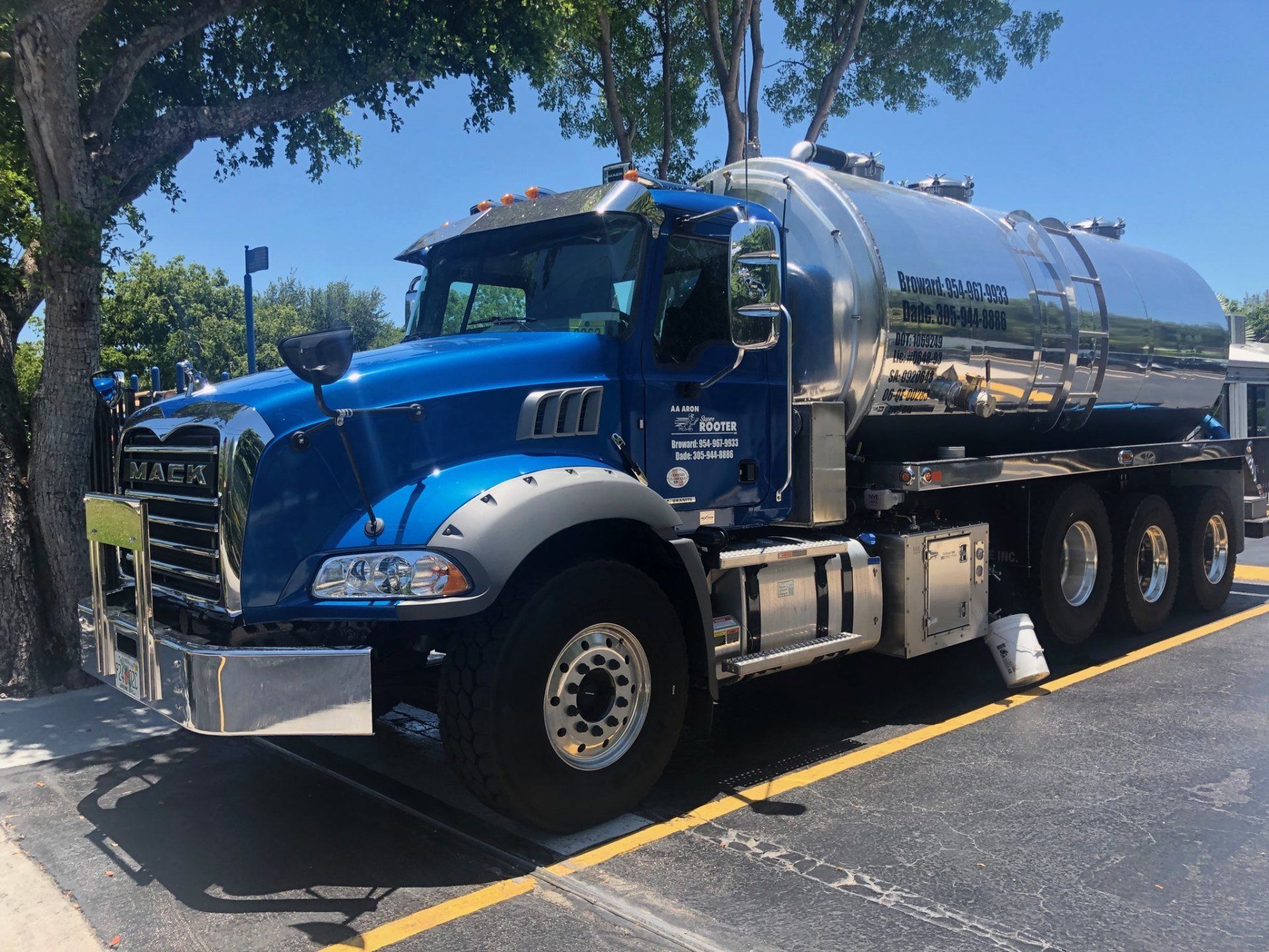 Septic Tank Repair — Septic Service Blue Truck in Miramar, FL