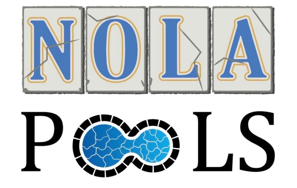 A picture of NOLA Pools and Spas logo.