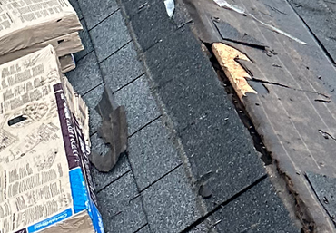Storm Damage — Damaged Roof in Syracuse, IN