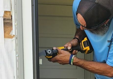 Door Installation Service — Newly Installed Door in Syracuse, IN