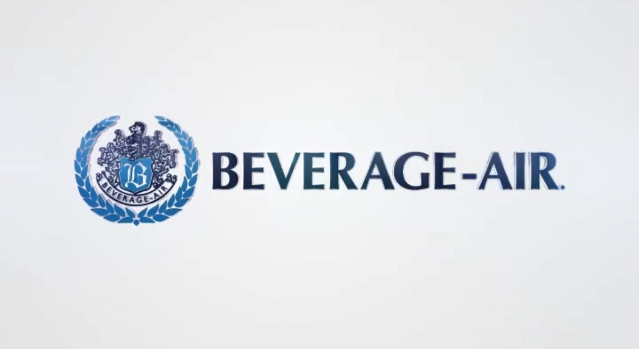 The beverage-air logo is on a white background.