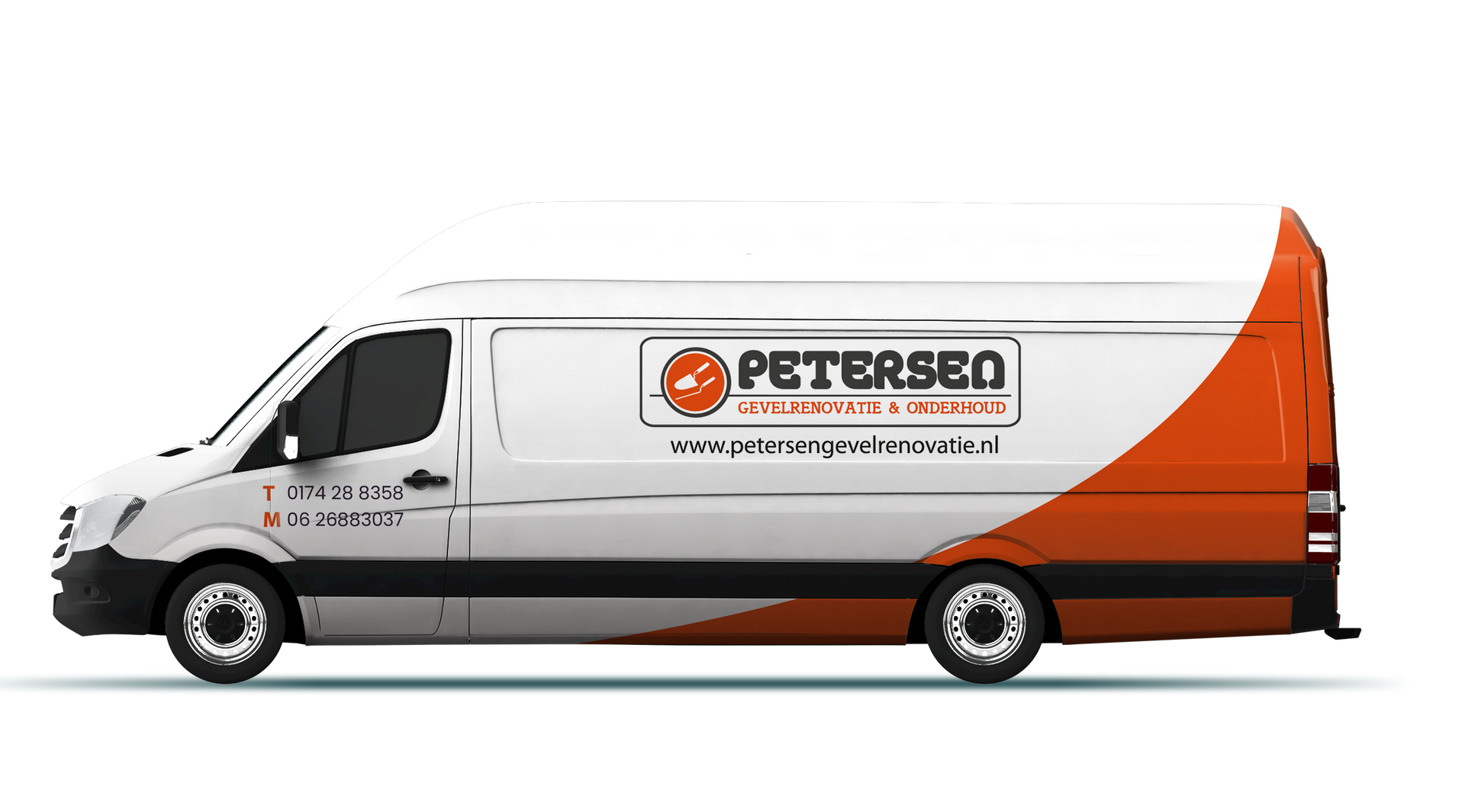 Gevelrenovatie bus in Den haag