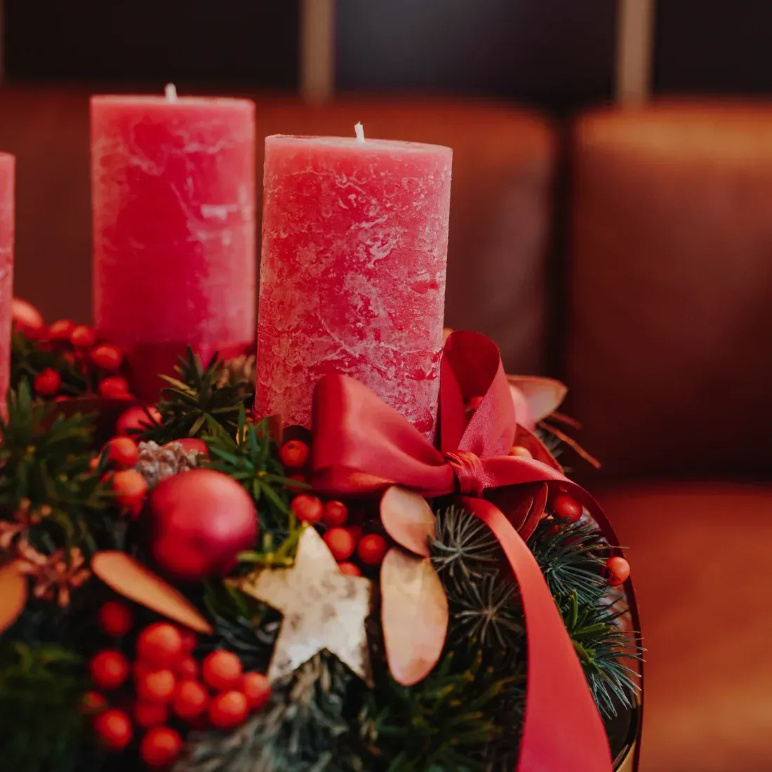 Feierlicher Adventkranz