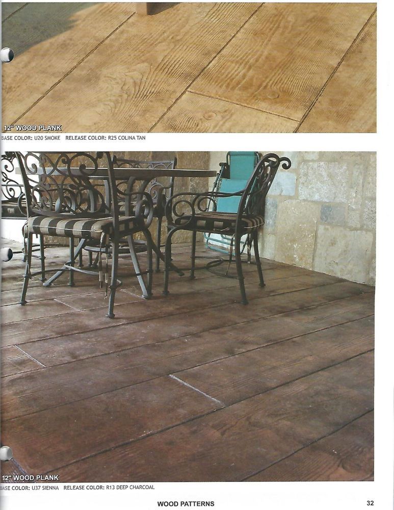 A table and chairs on a patio with an imitation wooden floor.