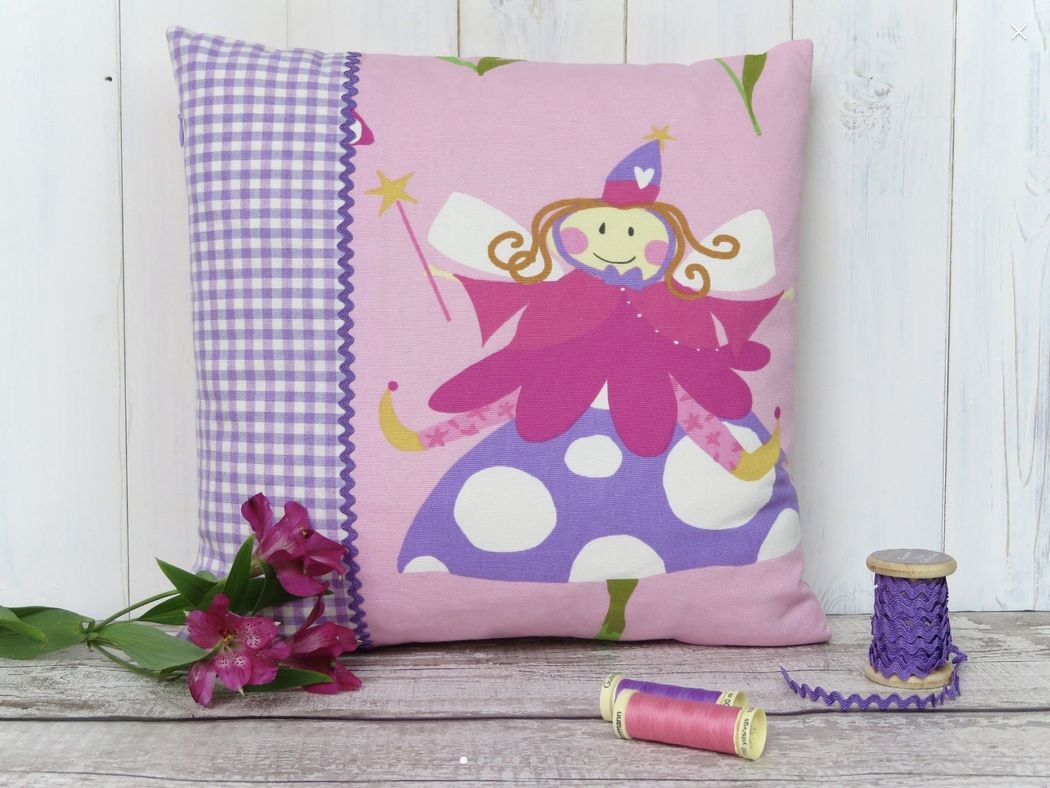 children's cushions, fairy cushion, fairy nursery decor, gifts for kids