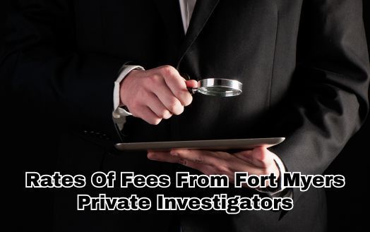 Rates Of Fees From Fort Myers Private Investigators