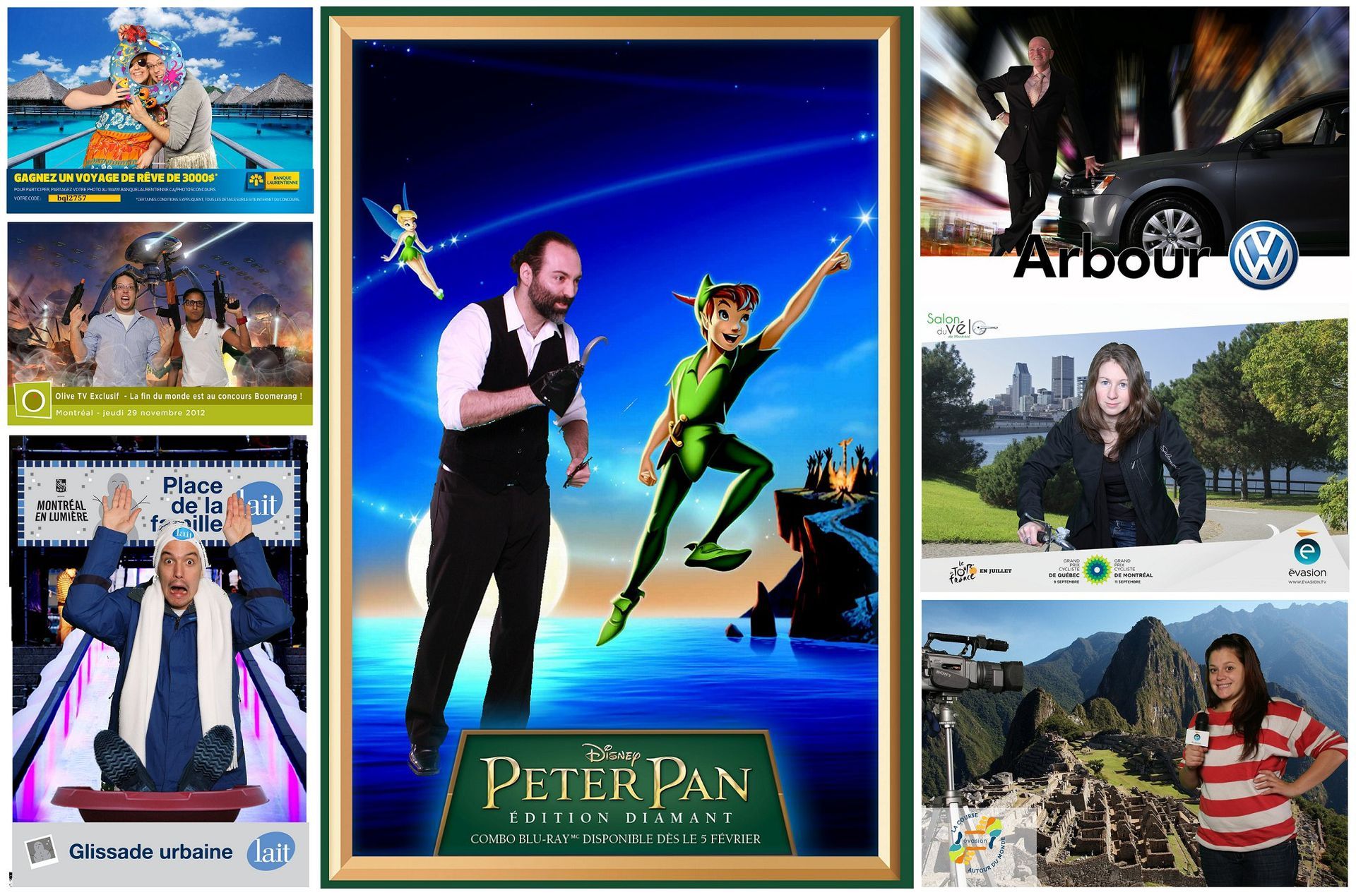 photobooth printout from a variety of brand events