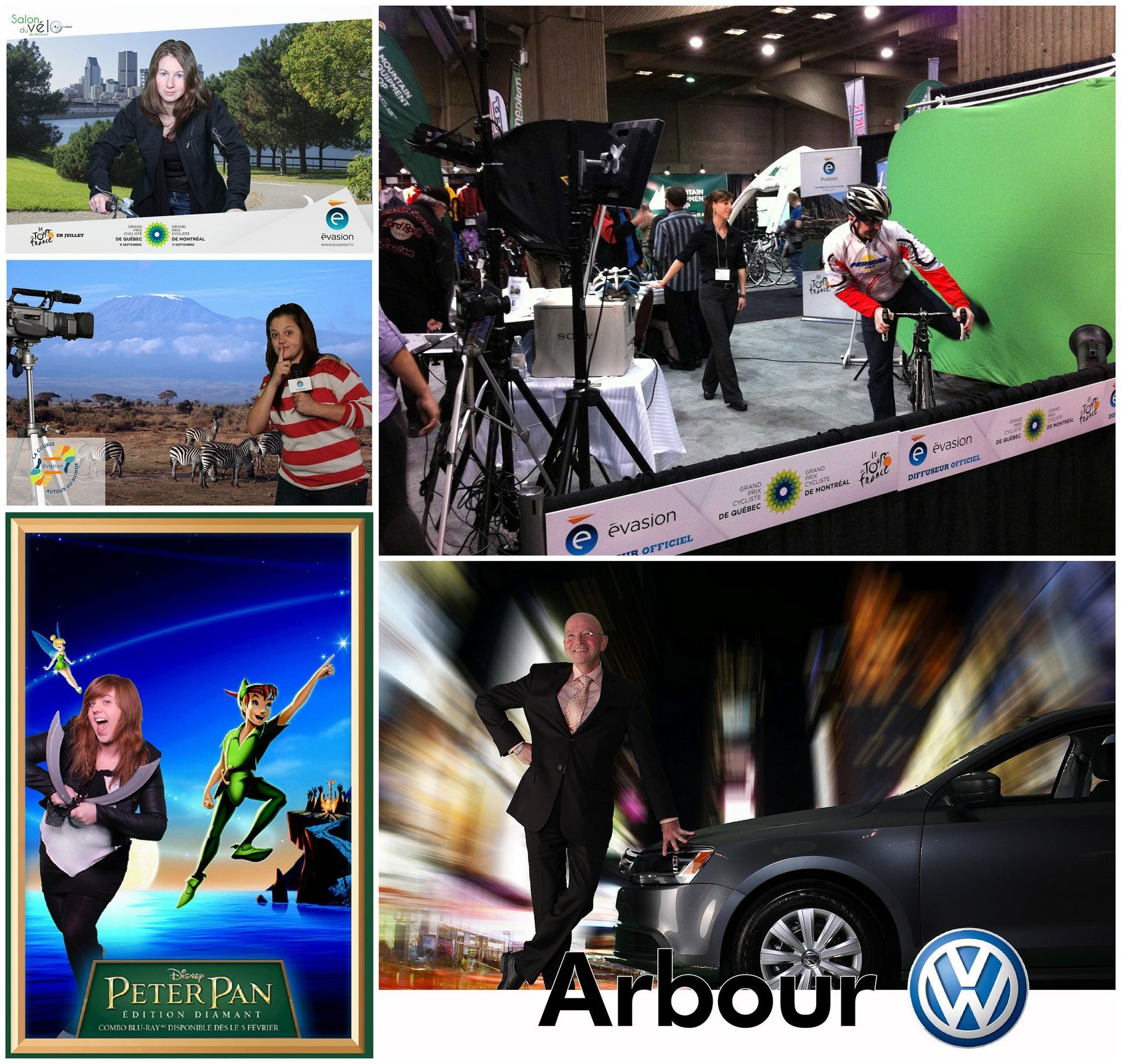 photobooth printout from a variety of brand events