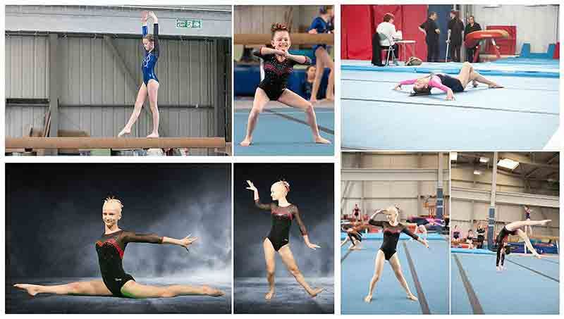 Gymnastics competition photography