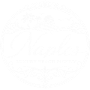 Circular white logo with the word 