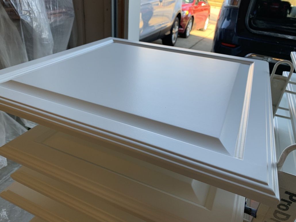 white cabinet doors