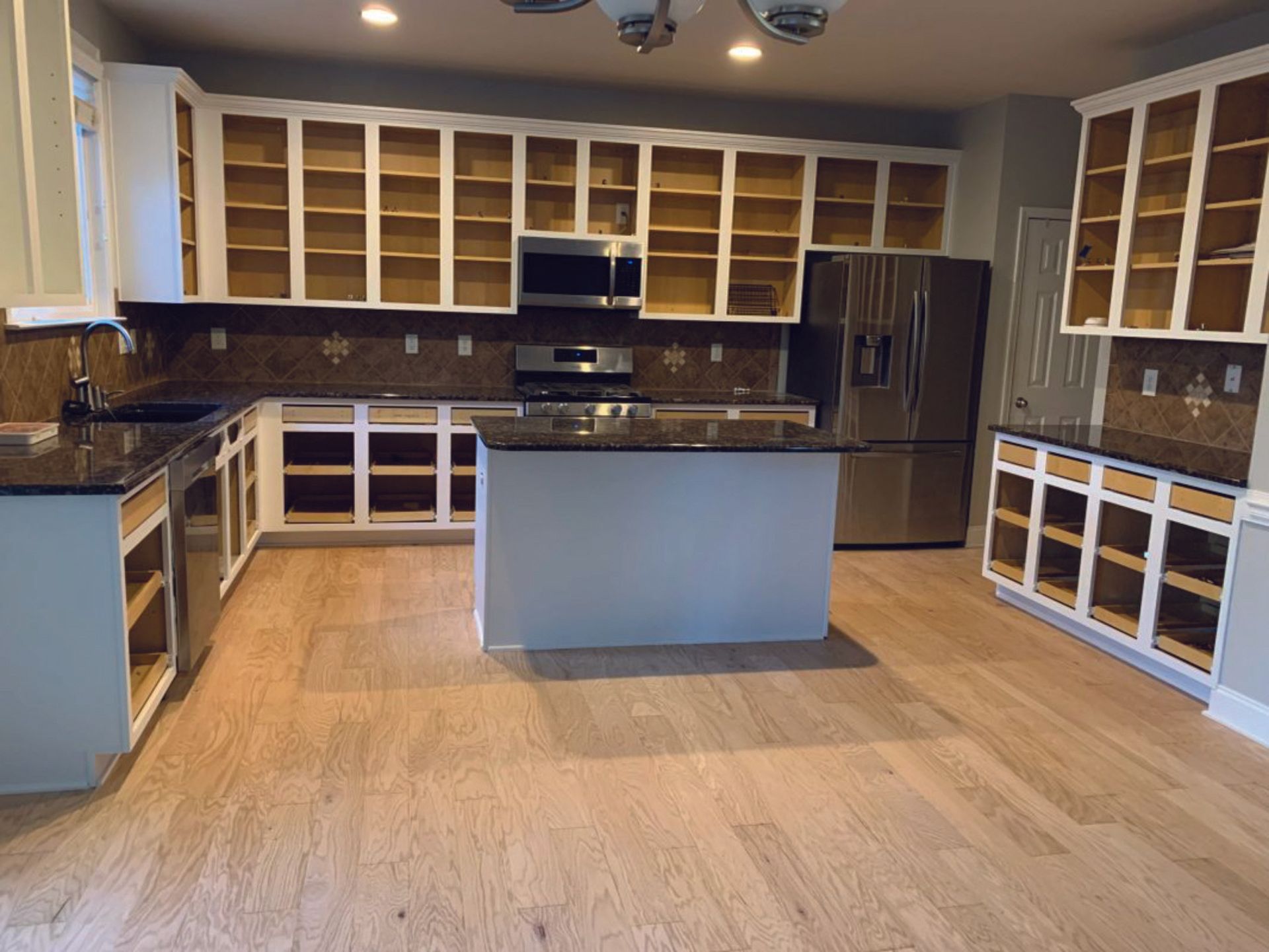 cabinets without doors