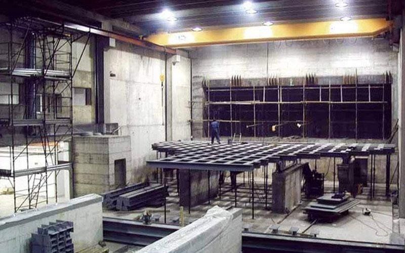 costruzione di una gelleria del vento