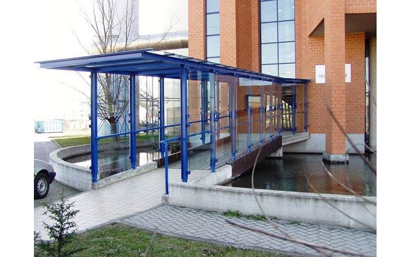 passerella in metallo