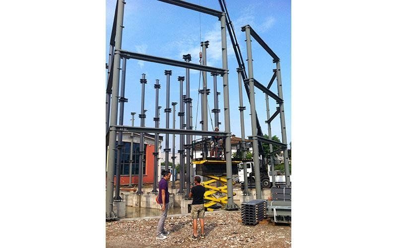 struttura portante in acciaio