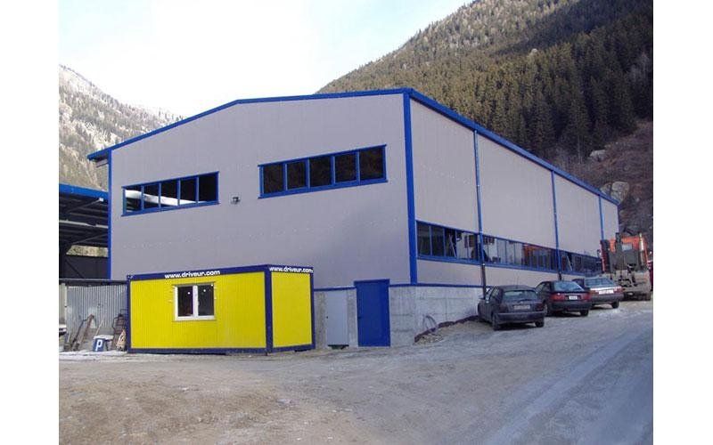 interno di un capannone industriale