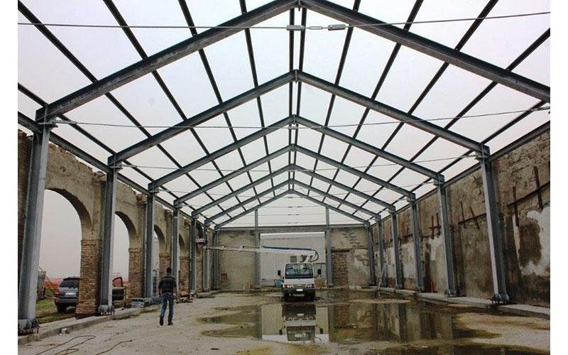 struttura portante in ferro rinforazato