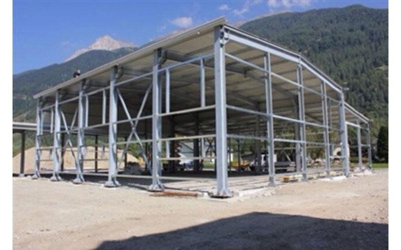 struttura in acciaio di un edificio