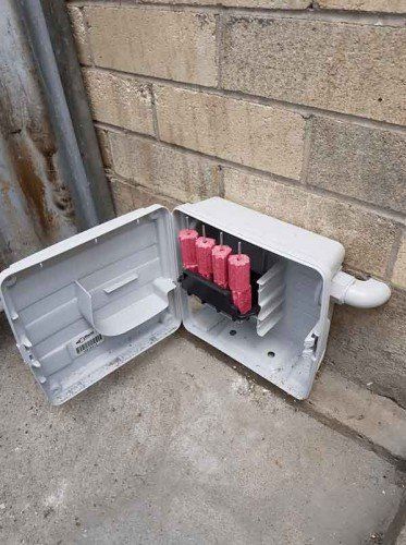 Installed external tamper proof rodent bait boxes — Mark Hayes Pest Management in Uralla, NSW