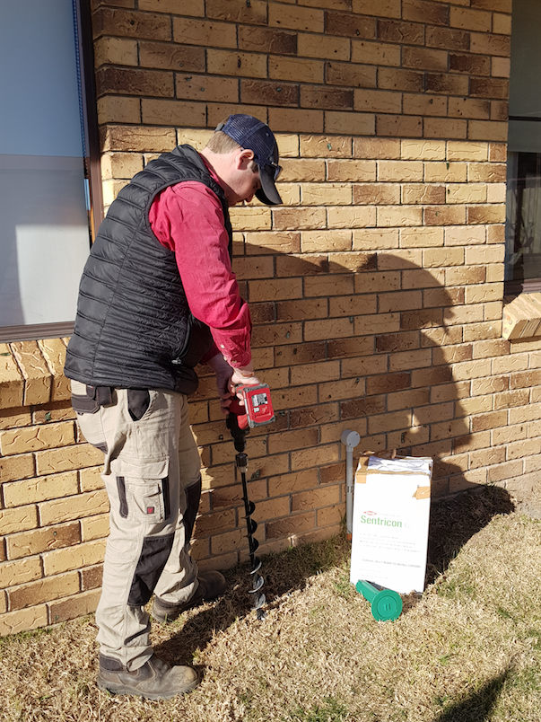 Installed external tamper proof rodent bait boxes — Pest Control in Uralla, NSW