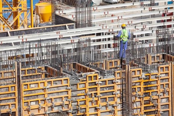 Temporary fencing around a park