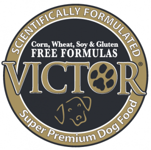 Victor super premium dog food is scientifically formulated with corn wheat soy and gluten free formulas