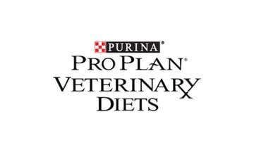 The logo for purina pro plan veterinary diets is on a white background.