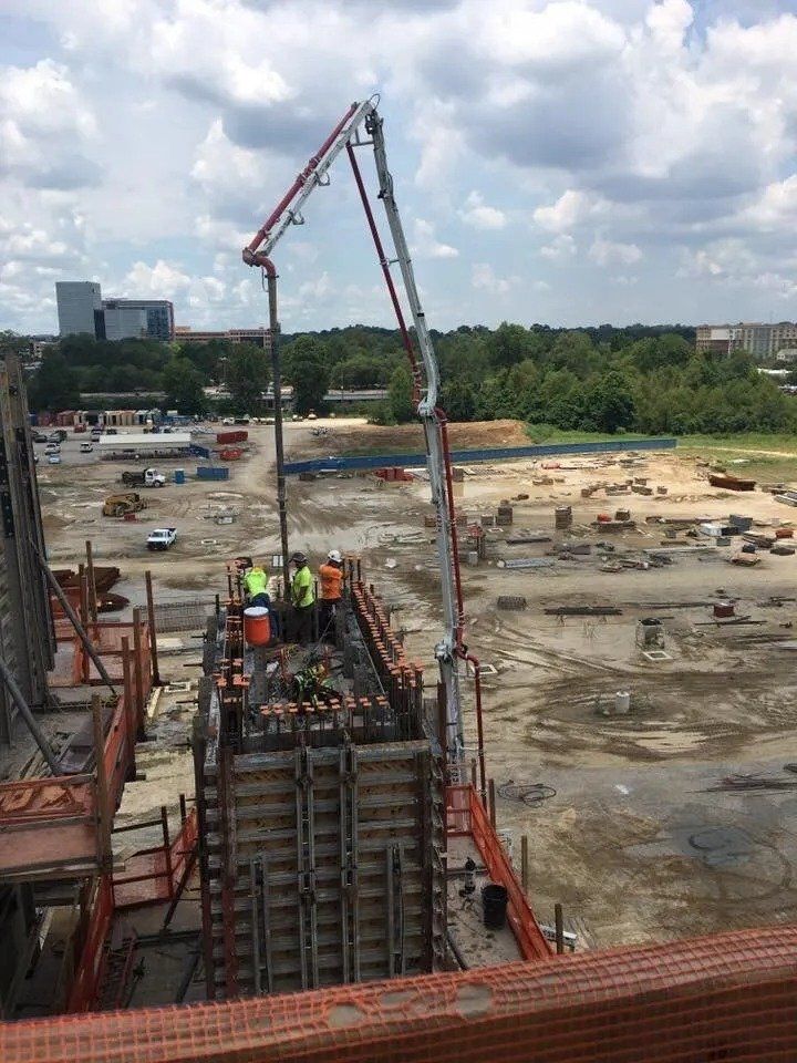 Workers Pouring Concrete — Baton Rouge, LA — Teague Rental Equipment LLC