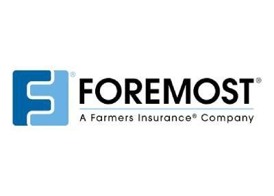 Foremost logo: blue square with 