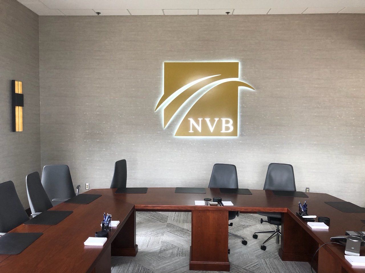 NVB Conference Room Neon Sign
