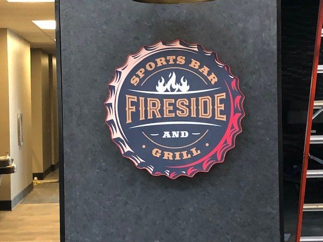 Fireside Sports Bar Neon Sign